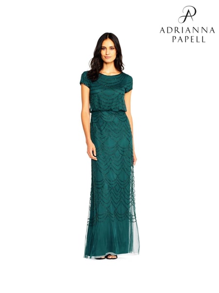 Adrianna Papell Blouson Beaded Dress (U93267) | € 359