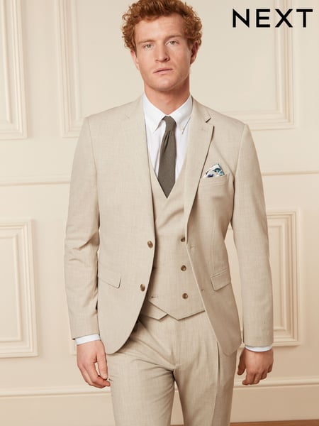 Stone Skinny Fit Motionflex Stretch Suit Jacket (U95921) | € 118