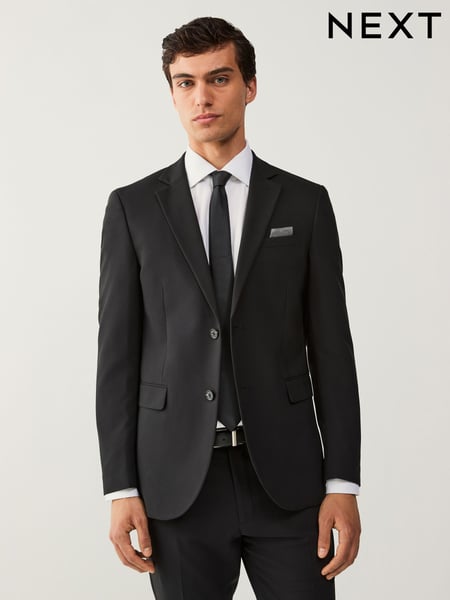 Black Slim Fit Essential Suit Jacket (U96000) | € 82