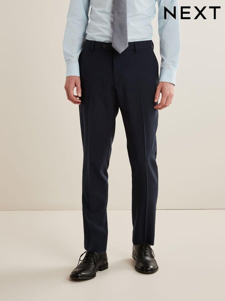 Navy Blue Slim Fit Essential Suit Trousers (U96007) | € 45