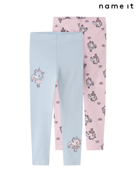 Name It Blue Unicorn Print Leggings 2 Pack (W23200) | € 31