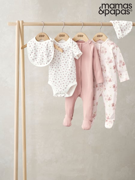 Mamas & Papas Floral Print Outfit Set 5 Piece (W24874) | € 50