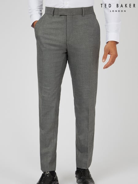 Ted Baker Tailoring Grey Blake Texture Trousers (W27263) | € 147