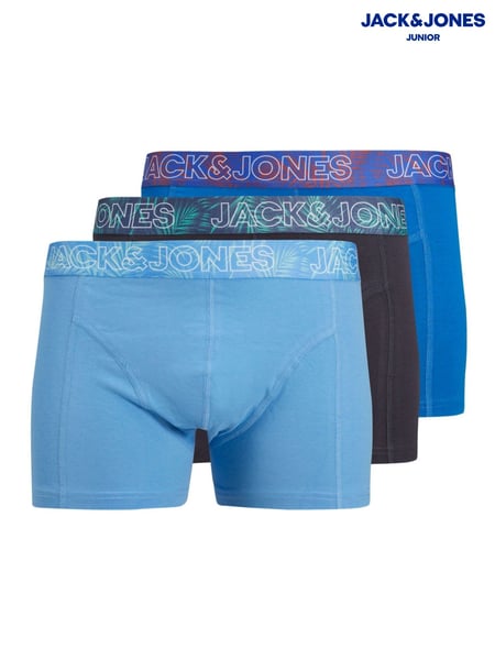 JACK & JONES JUNIOR Blue Boxer Shorts 3 Pack (W29716) | € 34