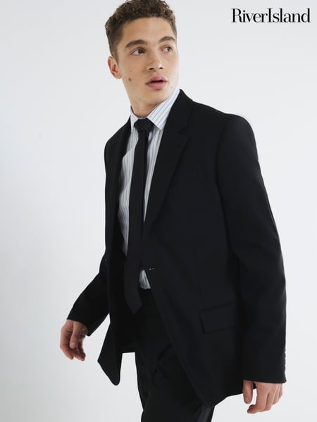 River Island Black Tailored Suit Jacket (W30040) | € 109