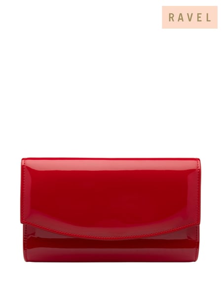 Ravel Red Clutch Bag with Chain (W31725) | € 70