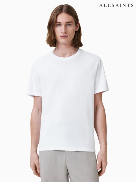 AllSaints White Slater Short Sleeve Crew T-Shirt (W32101) | € 92