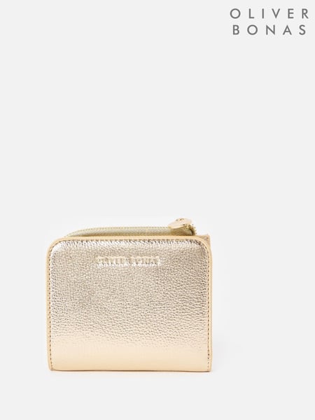 Oliver Bonas Gold Diza Gold Metallic Purse (W32428) | € 41
