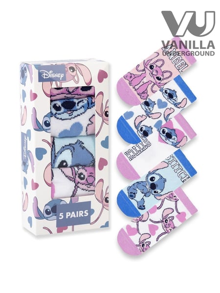Vanilla Underground Multi Disney Girls Calf Socks Set of 5 (W32516) | € 22