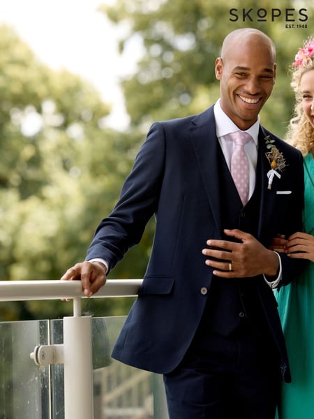 Skopes Dark Navy Blue Tailored Harcourt Suit Jacket (W33016) | € 162