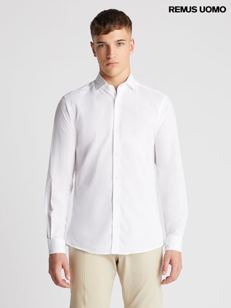 Remus Uomo White Blend Shirt (W33737) | € 109