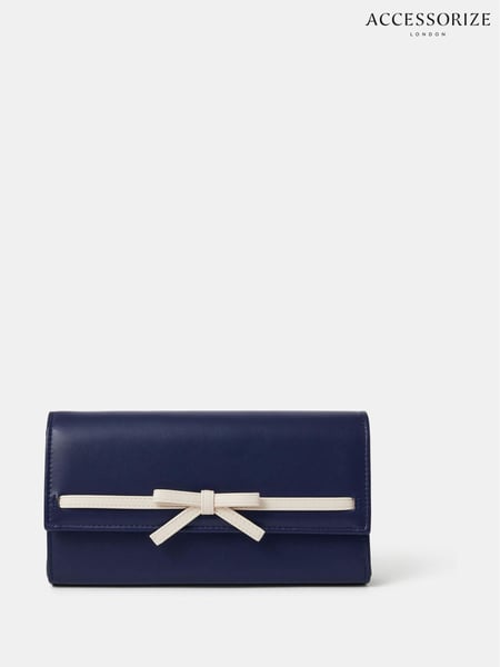 Accessorize Blue Bow Clutch Bag (W34805) | € 39