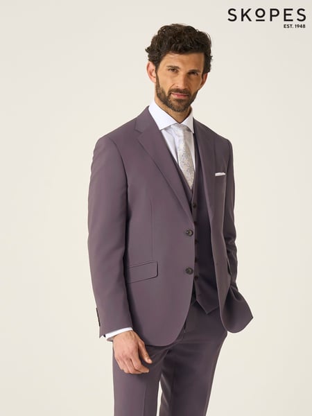 Skopes Purple Tailored Tailored Fit Beckett Suit Jacket (W35888) | € 156