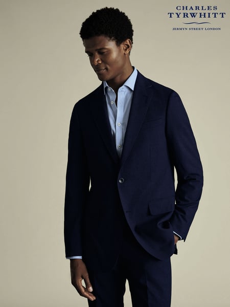Charles Tyrwhitt Blue Slim Fit New Ultimate Suit Jacket (W36647) | € 435
