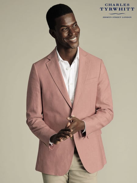 Charles Tyrwhitt Pink Slim Fit Jacket (W40216) | € 388