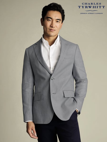 Charles Tyrwhitt Grey Slim Fit Jacket (W40217) | € 388