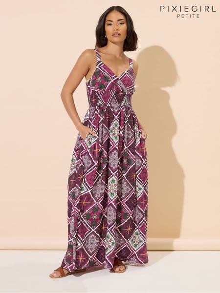 PixieGirl Petite Pink Maxi Dress (W45370) | € 55