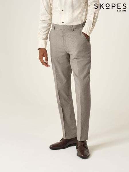 Skopes Natural Tailored Fit Calvados Blend Suit Trousers (W45846) | € 94
