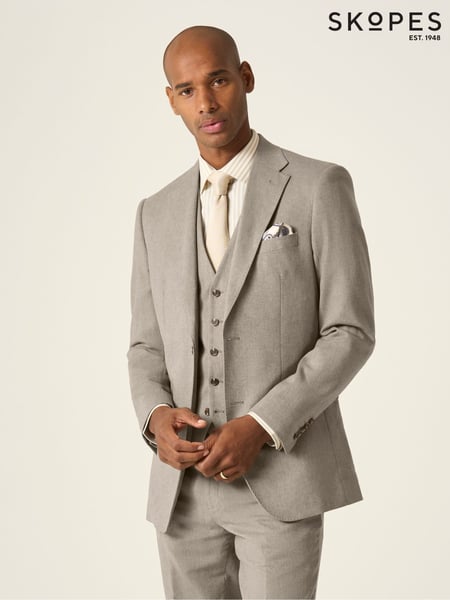 Skopes Natural Tailored Fit Calvados Linen Blend Suit Jacket (W46475) | € 179