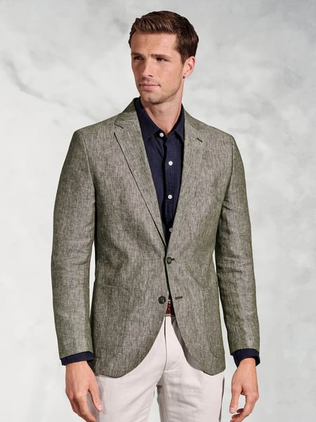 Brook Taverner Green 100% Linen Jacket (W47797) | € 232