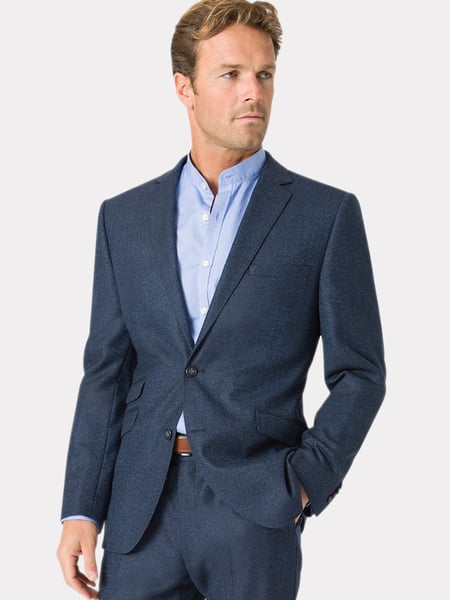 Brook Taverner Blue Donegal Wool Suit Jacket (W47823) | € 310