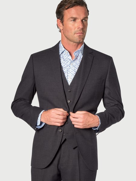 Brook Taverner Black Wool Blend Suit Jacket (W48071) | € 232