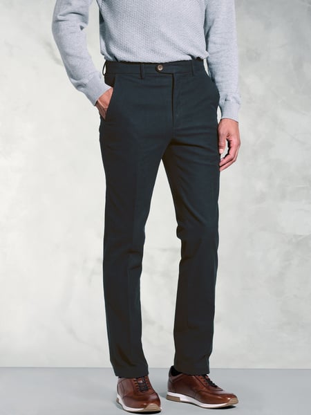 Brook Taverner Blue Moleskin Trousers (W48093) | € 108