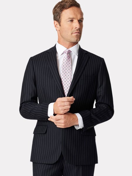 Brook Taverner Blue Wool Suit Jacket (W48107) | € 310