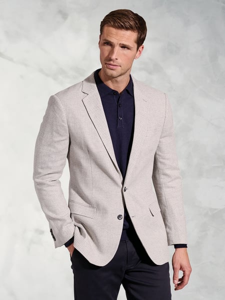 Brook Taverner Grey Puppytooth Jacket (W48113) | € 201