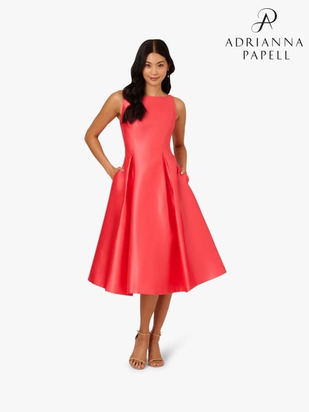 Adrianna Papell Sleeveless Tea Length Dress (W52161) | € 248