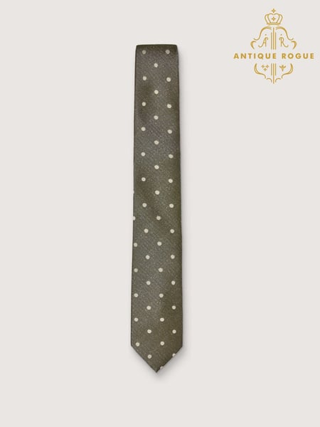Antique Rogue Green Polka Dot Tie (W54300) | € 31