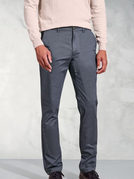 Brook Taverner Blue Cotton Stretch Chinos (W54965) | € 78
