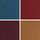 Rich Purple/Green/Orange Colour
