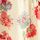 Ecru/Cream & Red Floral