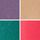 Green/Red/Camel/Purple