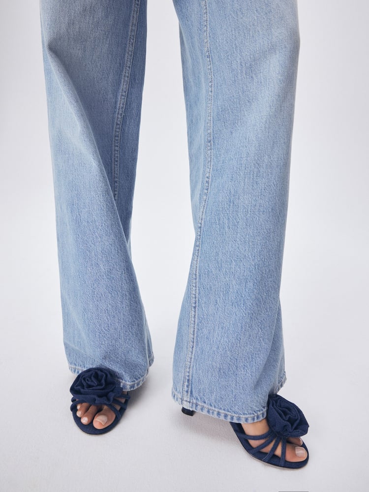 Denim Forever Comfort® Corsage Heeled Sandals - Image 2 of 7
