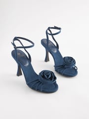 Denim Forever Comfort® Corsage Heeled Sandals - Image 3 of 7