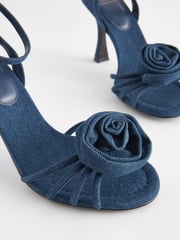Denim Forever Comfort® Corsage Heeled Sandals - Image 6 of 7