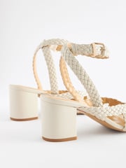 Bone Forever Comfort Plait Block Heel Sandals - Image 3 of 5