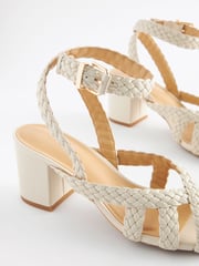 Bone Forever Comfort Plait Block Heel Sandals - Image 5 of 5