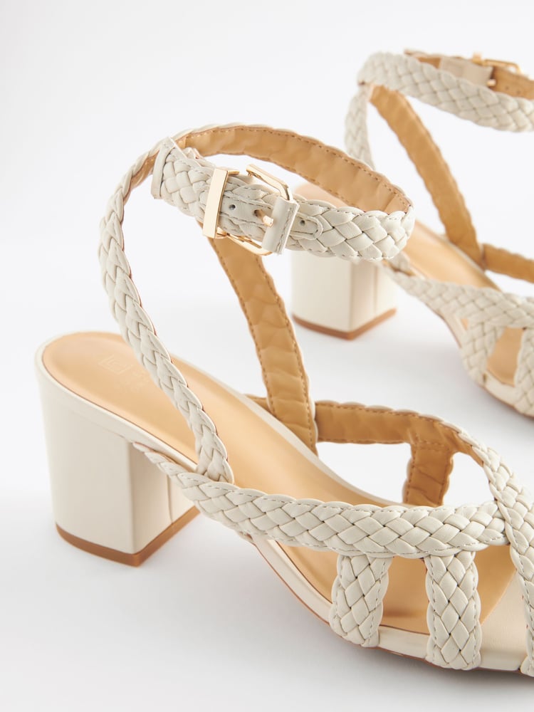 Bone Forever Comfort Plait Block Heel Sandals - Image 5 of 5