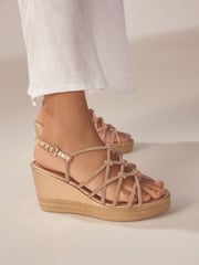 Rose Gold Forever Comfort® Jewel Knot Wedges - Image 1 of 9
