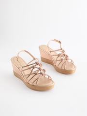 Rose Gold Forever Comfort® Jewel Knot Wedges - Image 5 of 9