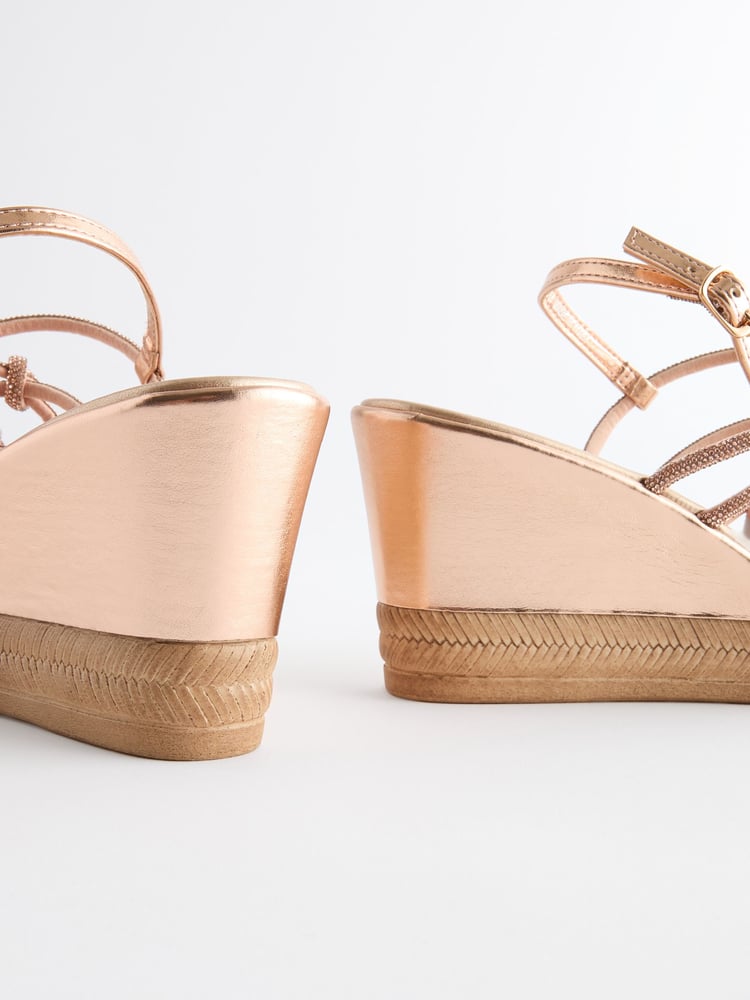 Rose Gold Forever Comfort® Jewel Knot Wedges - Image 9 of 9