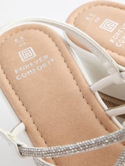 Silver Forever Comfort® Jewel Knot Wedges - Image 6 of 6