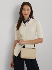 Lauren Ralph Lauren Medium Leather Landyn Cross-Body Bag - Image 6 of 6