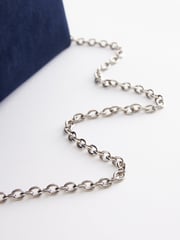 Navy Clutch Bag With Detachable Cross-Body Chain - Image 7 of 9