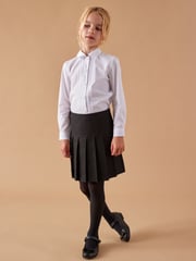 Black Regular Waist Pleated School Skirts 2 Pack (3-16yrs) - Image 2 of 9