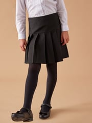 Black Regular Waist Pleated School Skirts 2 Pack (3-16yrs) - Image 6 of 9
