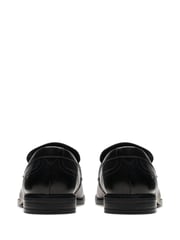 Clarks Black Leather Brandon Step Loafers - Image 2 of 7